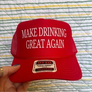 Make drinking great again country western Trucker Hat